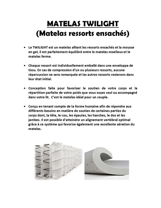 Matelas Twilight - Twilight mattress