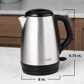 Bouilloire Black&Decker 1,7 L en acier inoxydable - Black&Decker Kettle 1.7L Stainless Steel